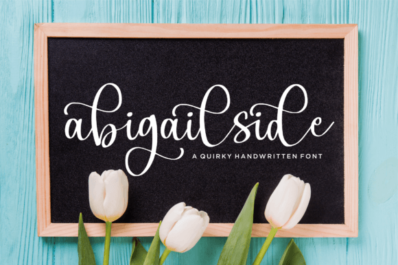 Abigailside: A Quirky Handwritten Font for Modern Editorial Design