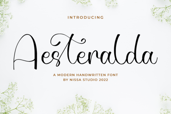 Aesteralda: Elevating Editorial Design with Modern Script Typography