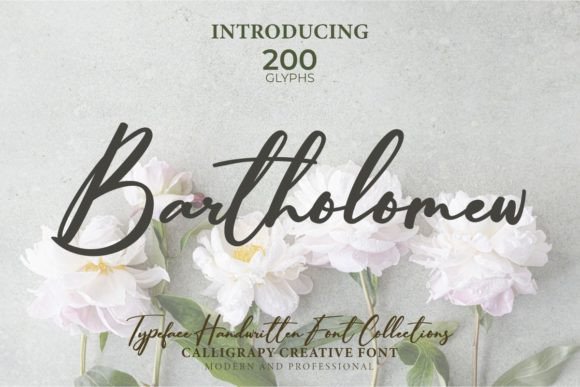 Bartholomew: A Handwritten Font for Small Brands