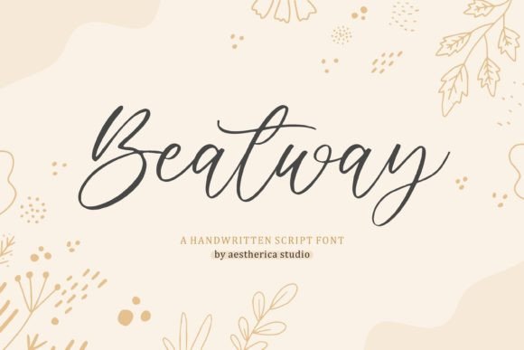Beatway: The Handwritten Script Font That Elevates Campaign Visuals
