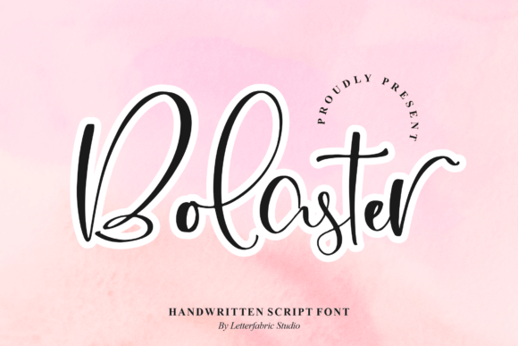 Bolaster: A Handwritten Font That Brings Charm to Every Maker’s Project