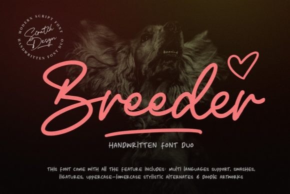 Breeder Script: A Playful Font for Your Brand