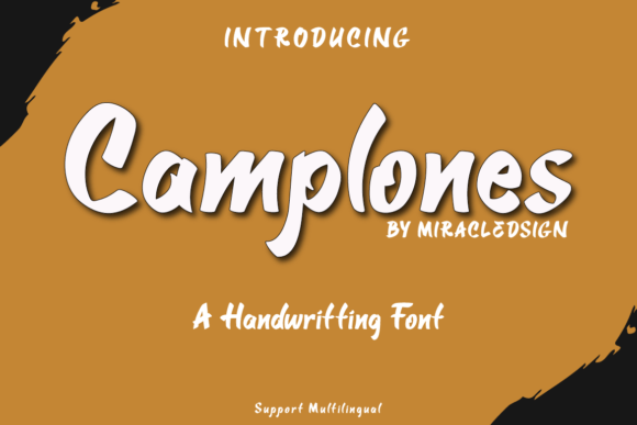 Camplones Font: Elevating Your Brand with Handwritten Elegance