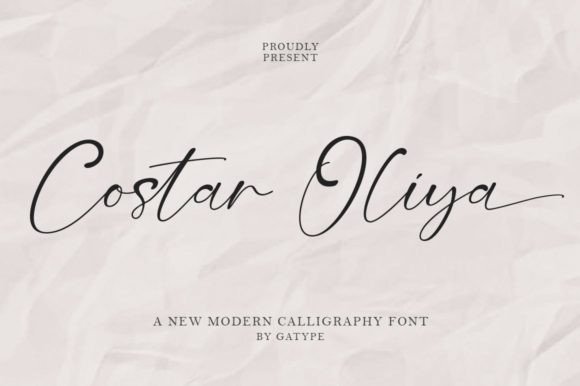 Costar Oliya: A Modern Script Font Review