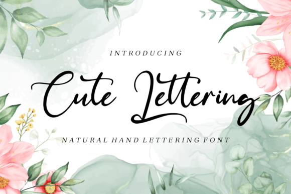 Cute Lettering: A Timeless Handwritten Font for Business