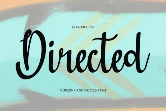 Directed: The Handwritten Font for Modern Marketing