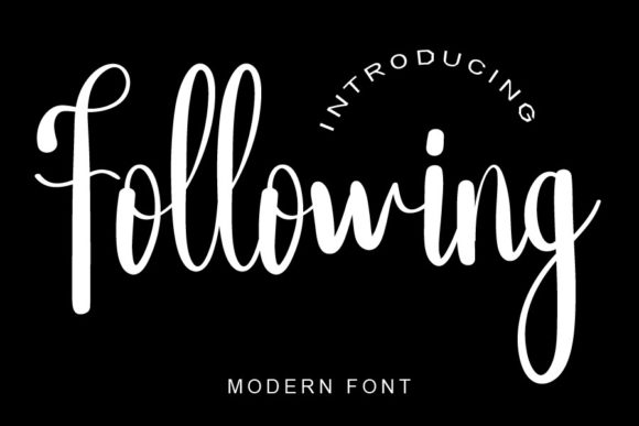 Following: A Designer’s Take on Script Amp’s Stylish Typeface