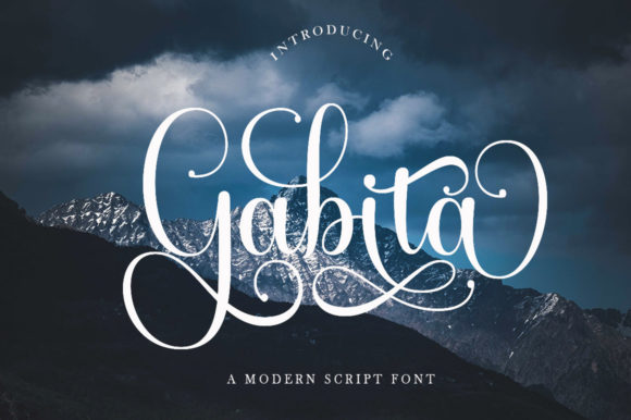 Gabita: A Sweet Script Font for Romantic Brand Identities