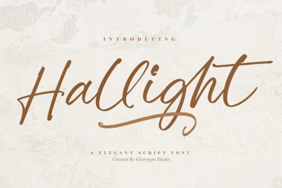 Hallight: A Handwritten Typeface for Editorial Design