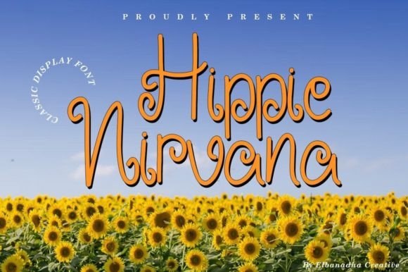 Hippie Nirvana: A Vintage Handwritten Font for Branding