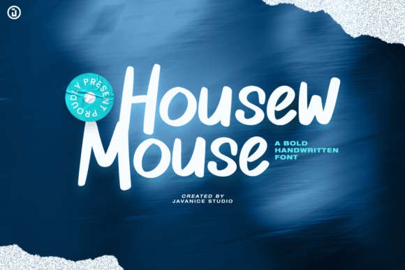 Housew Mouse: A Bold Handwritten Font for Makers