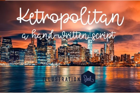 Ketropolitan: A Handwritten Font for Modern Web Design