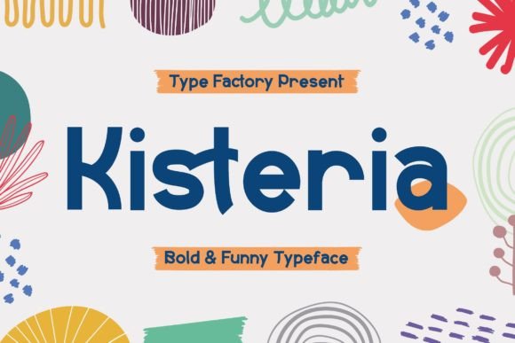 Kisteria: A Bold Handwritten Font for Crafters and Product Designers