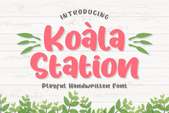 Koala Station: A Playful Handwritten Font for Editorial Design