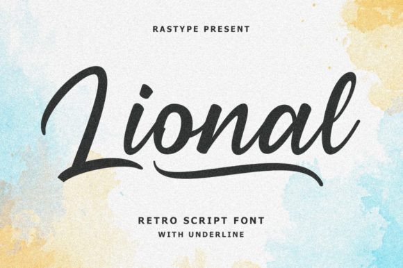 Lional: A Retro Script Font for Editorial Design
