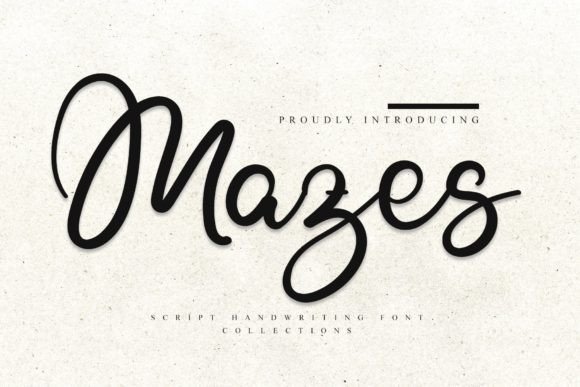 Mazes: A Sweet Handwritten Font for Web Design