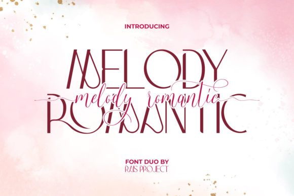 Melody Romantic: A Graceful Script Font for Elegant Brand Identities