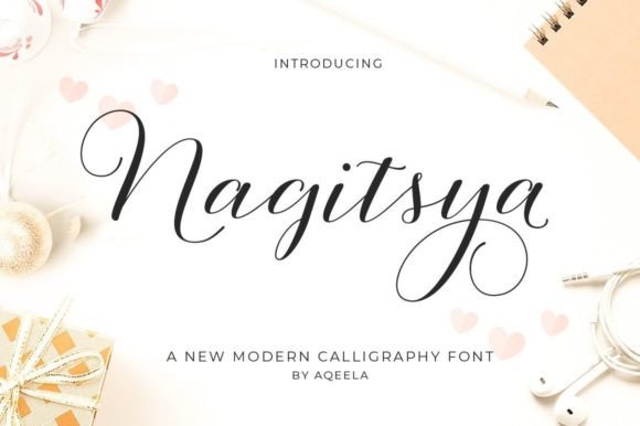Nagitsya: A Sweet Script Font for Crafters