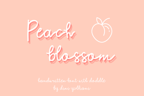 Peach Blossom: A Handwritten Font for Elegant Editorial Design