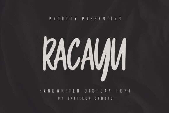 Racayu: A Stylish Script Font for Modern Editorial Design
