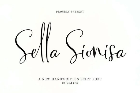 Sella Sionisa: The Perfect Script Font for Crafters