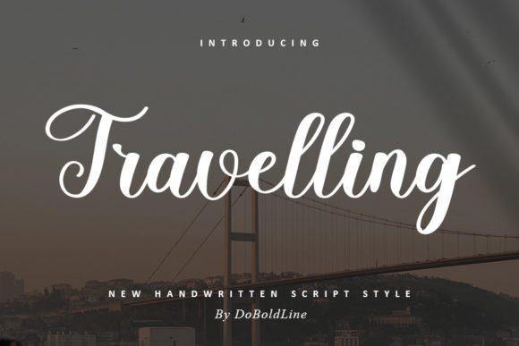 Travellig: A Stylish Handwritten Font for Modern Editorial Design