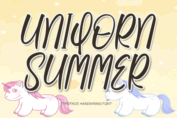 Uniqorn Summer: A Handwritten Font That Brings Warmth to Digital Design