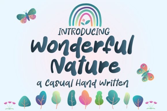Wonderful Nature Font: Elevating Your Brand with Handwritten Charm